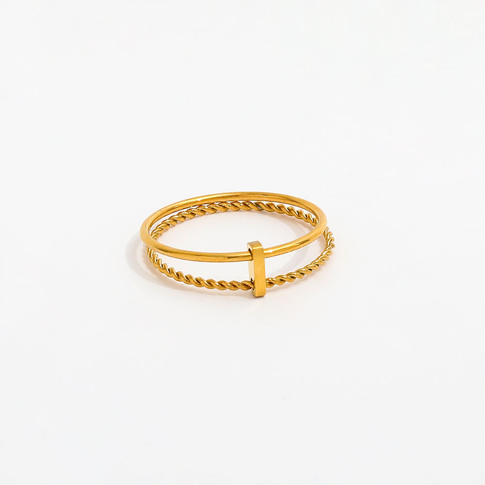 2pc/set Dainty Ring | 18K Gold Plated