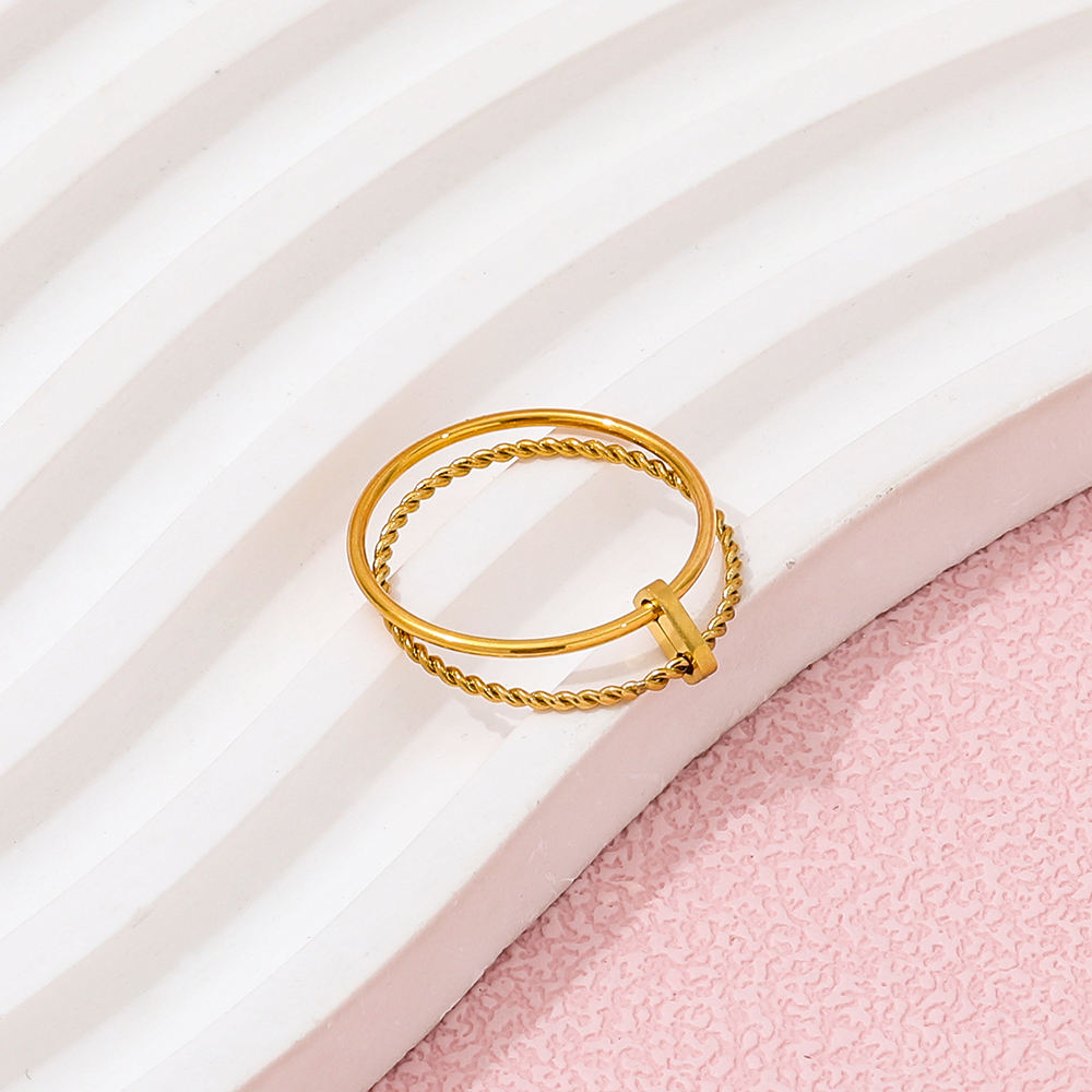 2pc/set Dainty Ring | 18K Gold Plated