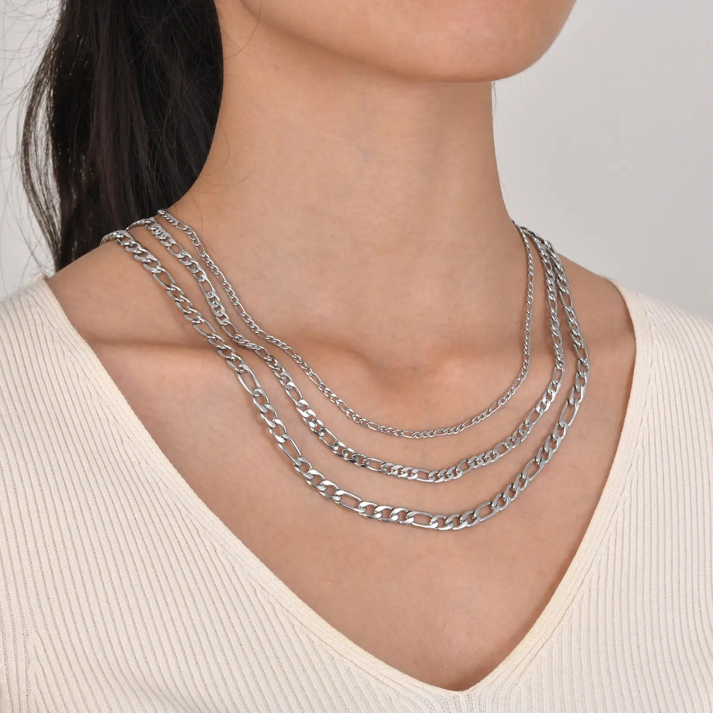 Figaro Chain Necklace | 18K Gold Plated