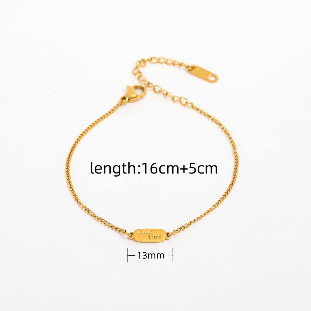 Good Luck Paved Bracelet | 18K Gold Plated
