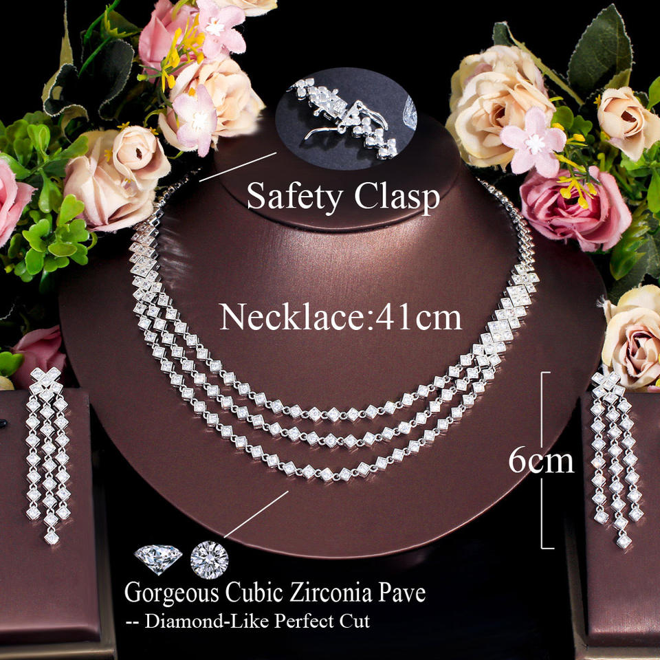 Multilayer Tassel Jewellery Set