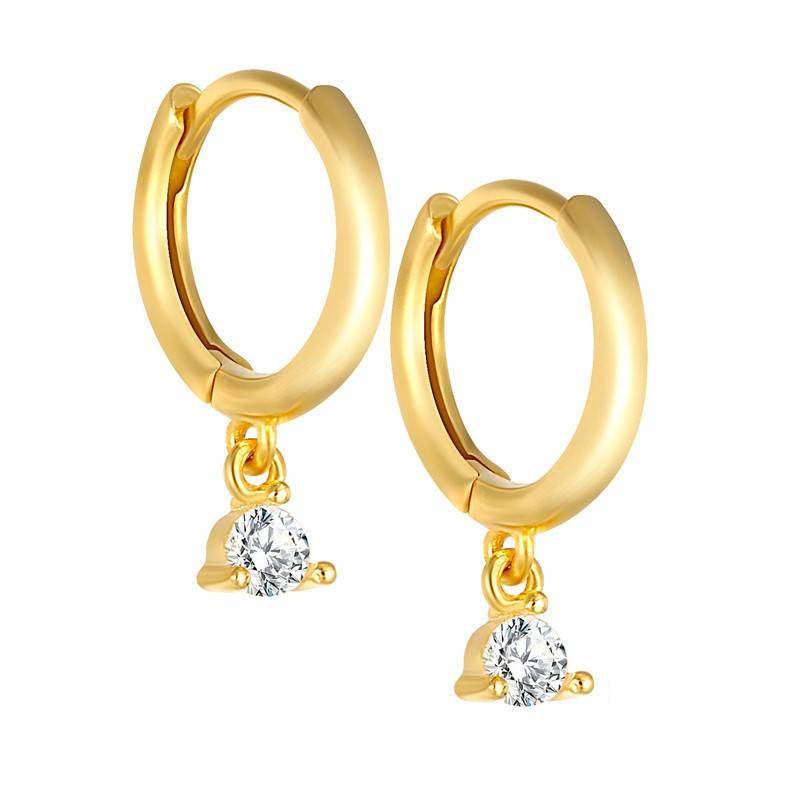 Dainty Huggie Earrings | 925 Sterling Silver