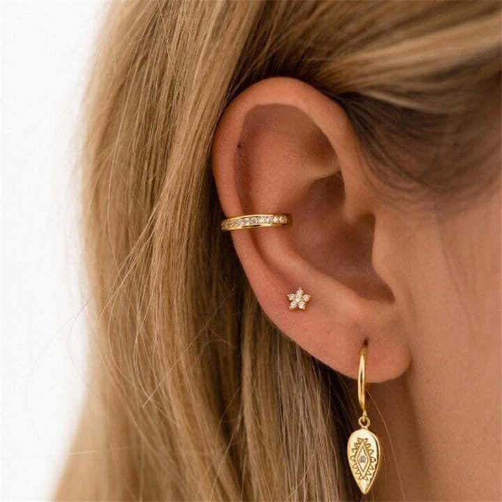 Pentastar Stud Earrings | 925 Sterling Silver