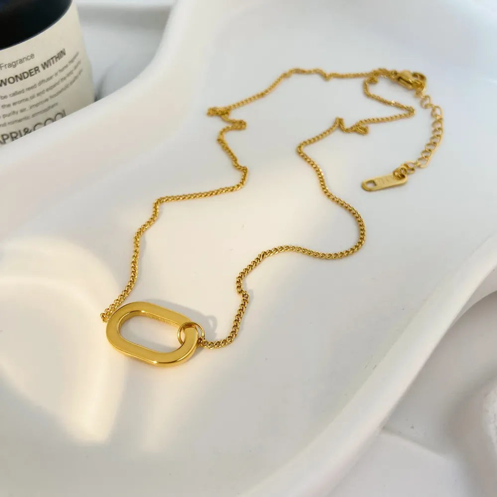 Minimalist Geometric Pendant Necklace