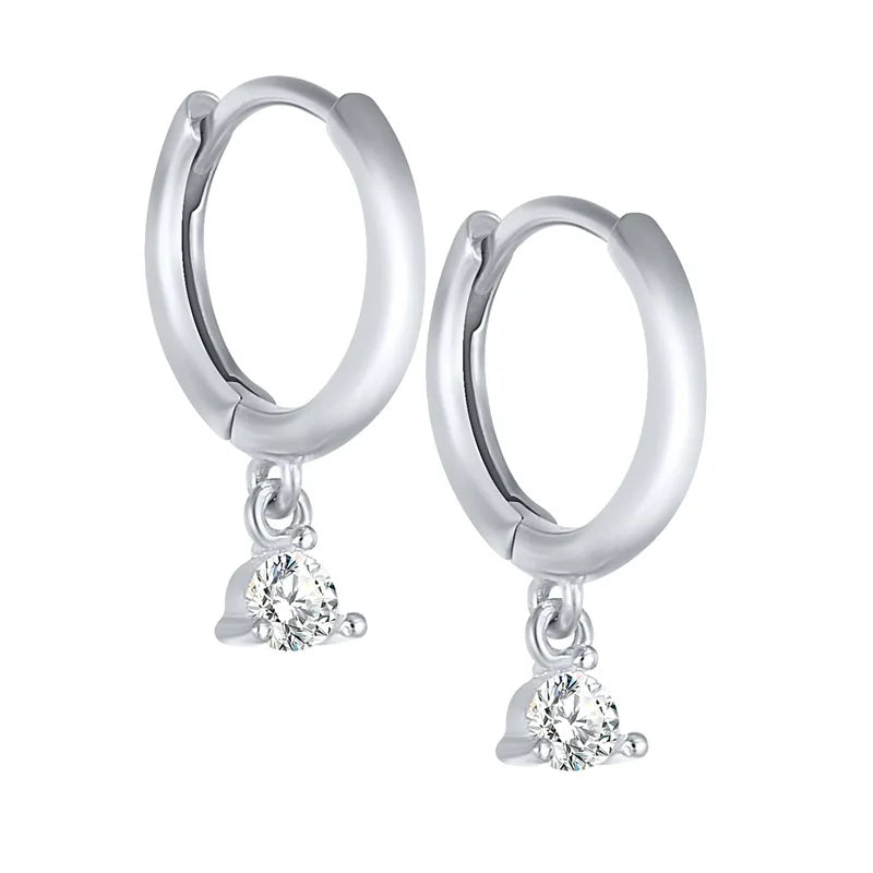 Dainty Huggie Earrings | 925 Sterling Silver