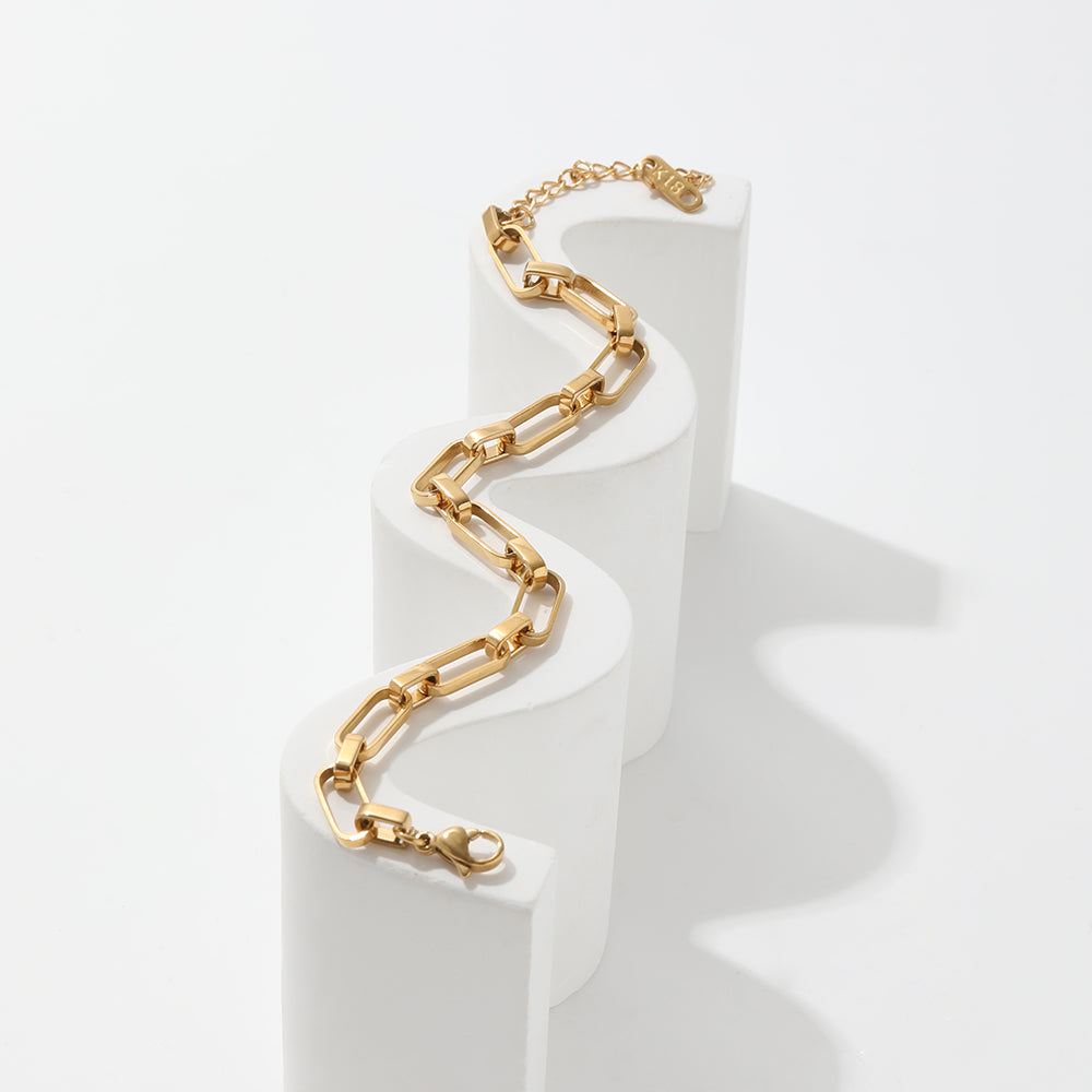 Link Bracelet | 18K Gold Plated