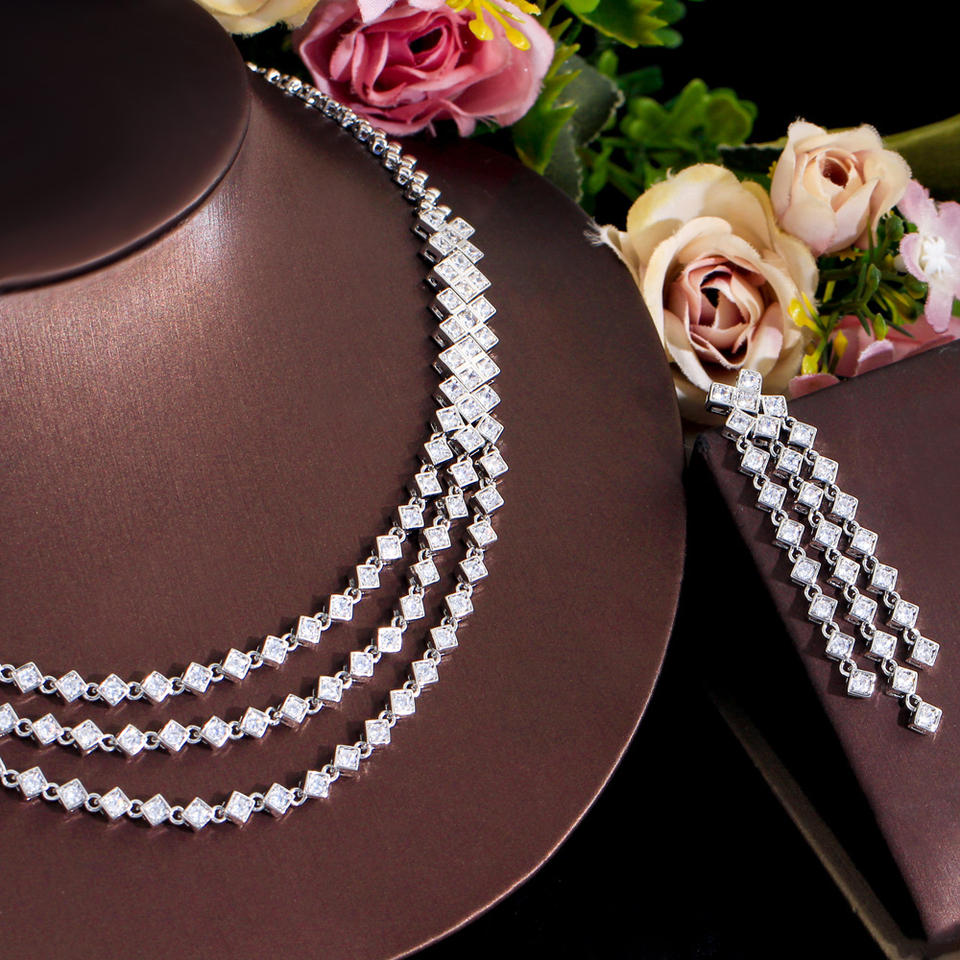 Multilayer Tassel Jewellery Set