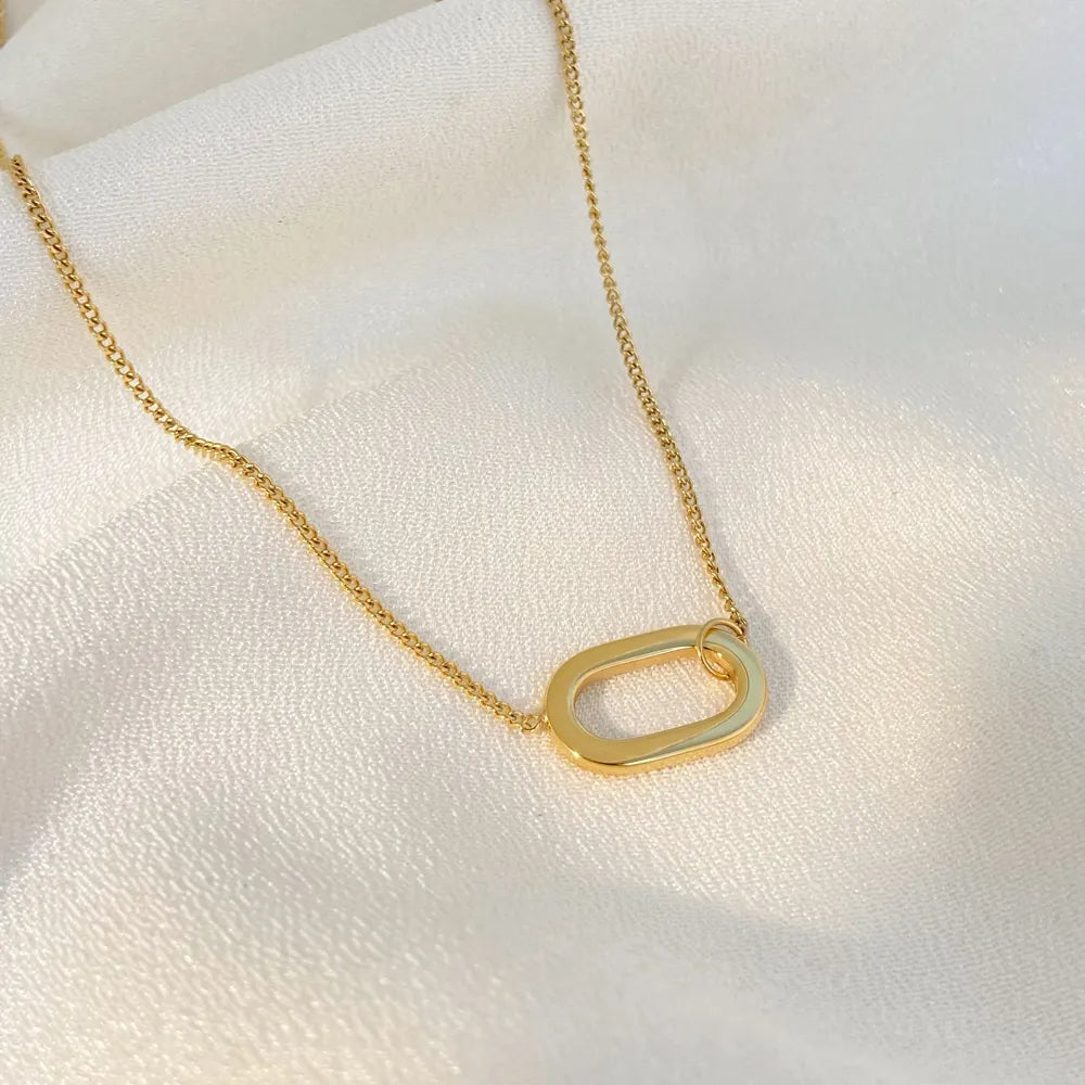 Minimalist Geometric Pendant Necklace