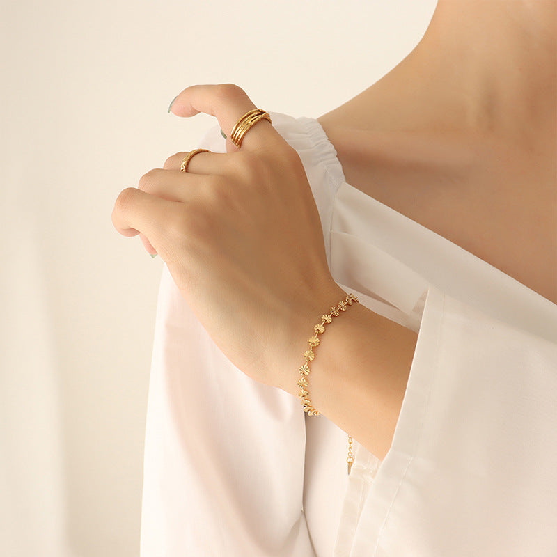 Carambola Chain Bracelet | 18K Gold Plated