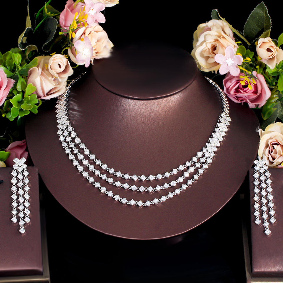 Multilayer Tassel Jewellery Set