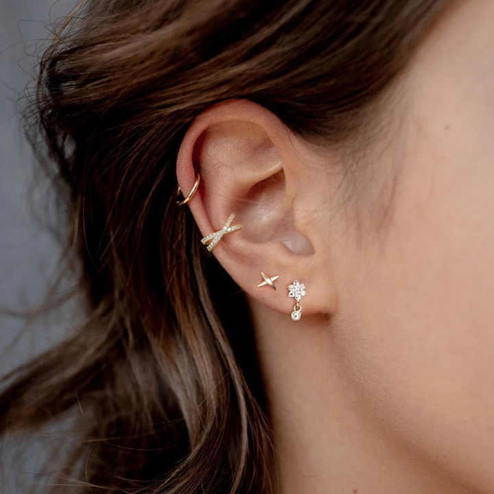 Single Piece 925 Sterling Silver Ear Cuff
