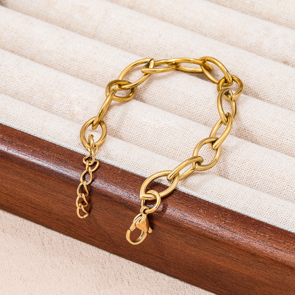 Marquise Chain Bracelet | 18K Gold Plated