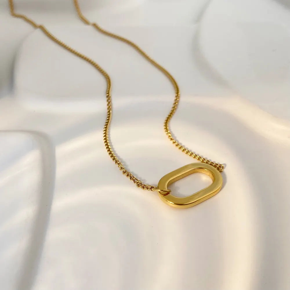Minimalist Geometric Pendant Necklace