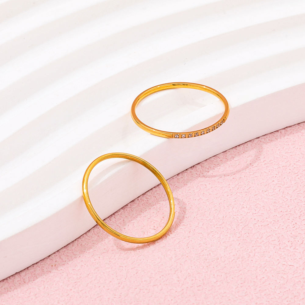 Super Fine CZ Ring | 18K Gold Plated