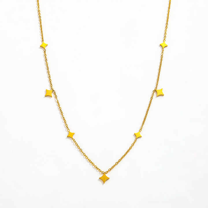 Shiny Star Necklace | 18K Gold Plated