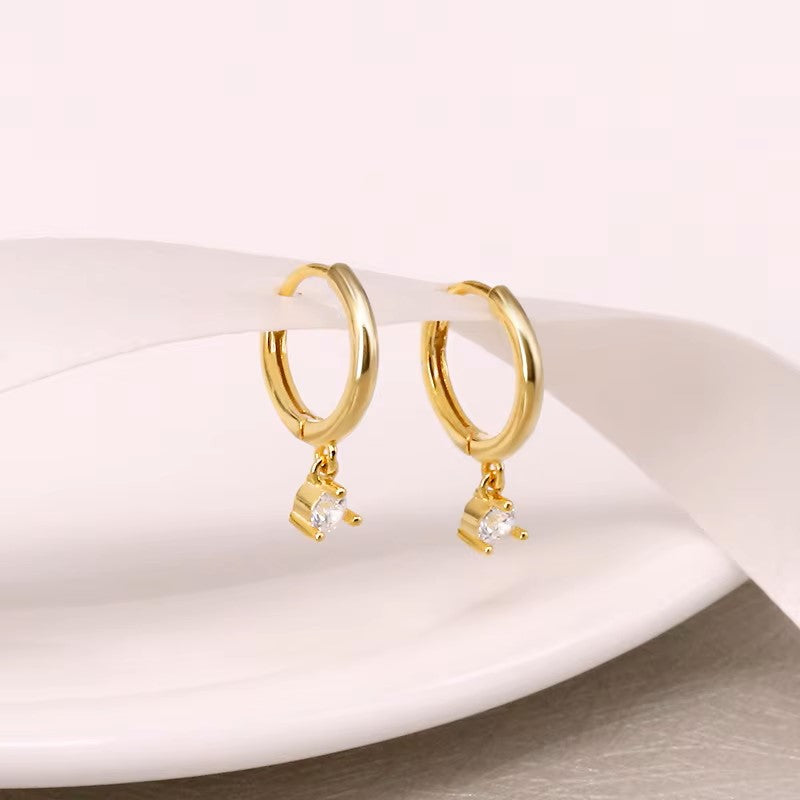 Dainty Huggie Earrings | 925 Sterling Silver