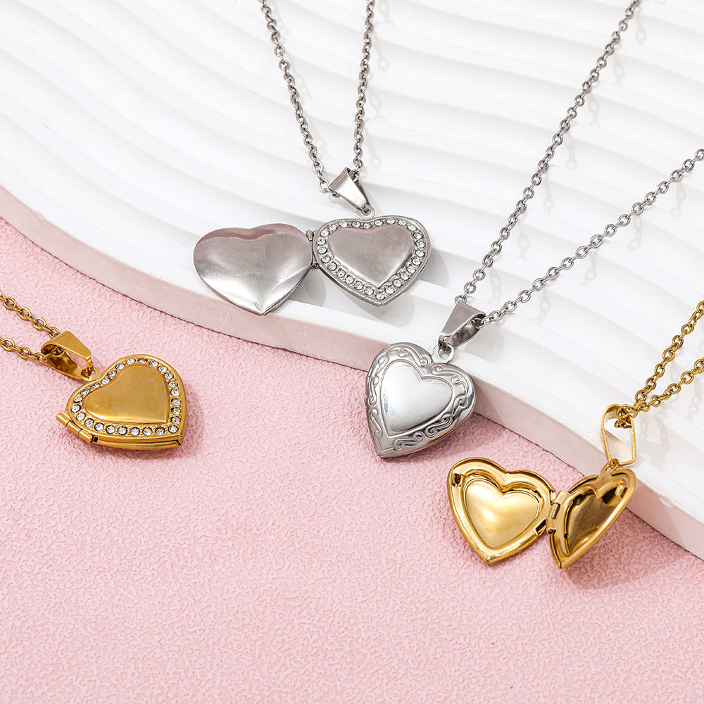 Heart Locket Necklace | 18K Gold Plated