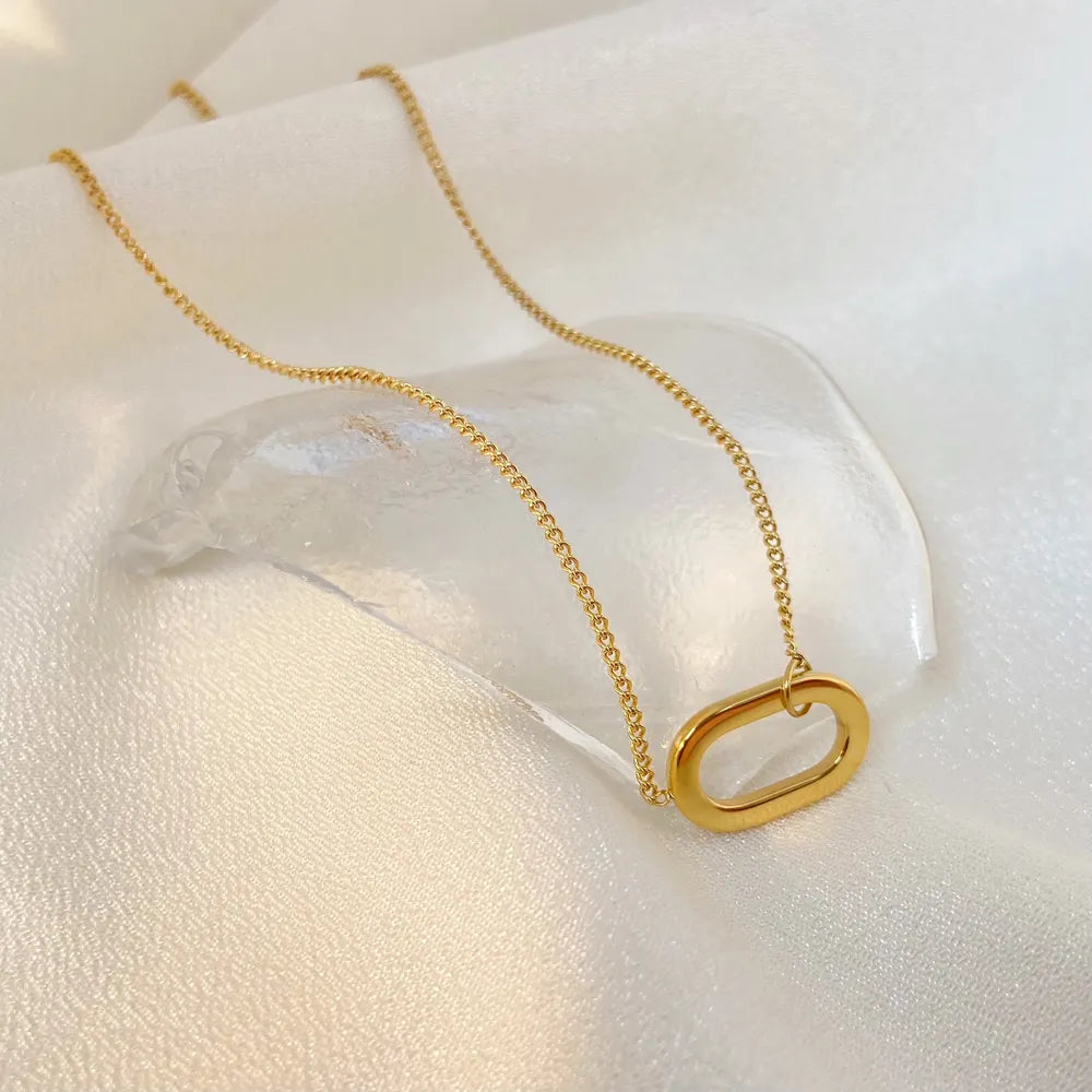 Minimalist Geometric Pendant Necklace