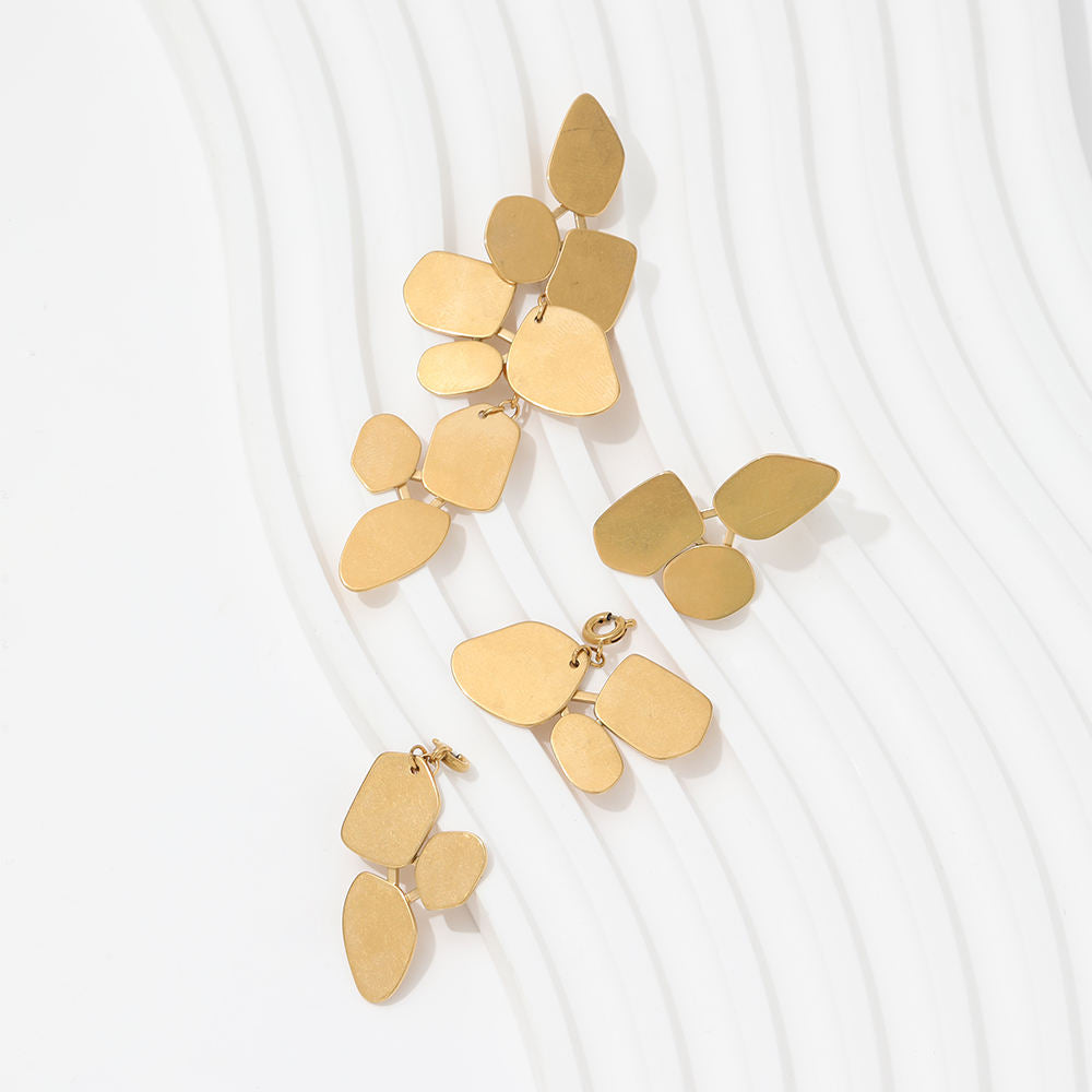 Statement Dangle Earrings | 18K Gold Plated