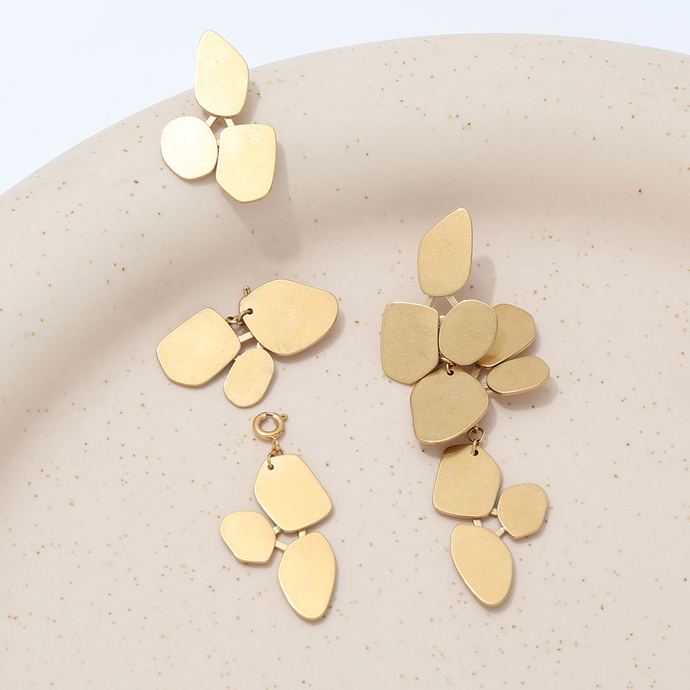 Statement Dangle Earrings | 18K Gold Plated
