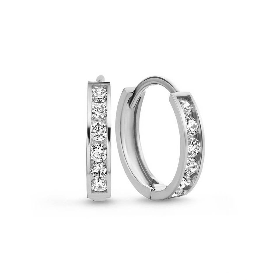 Sterling Silver Huggies Earrings