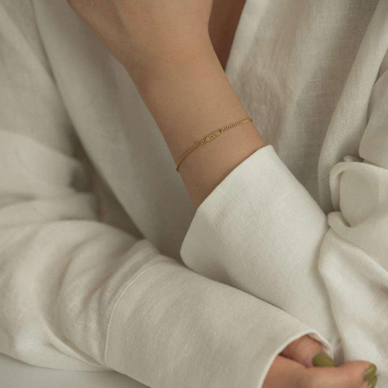 Good Luck Paved Bracelet | 18K Gold Plated