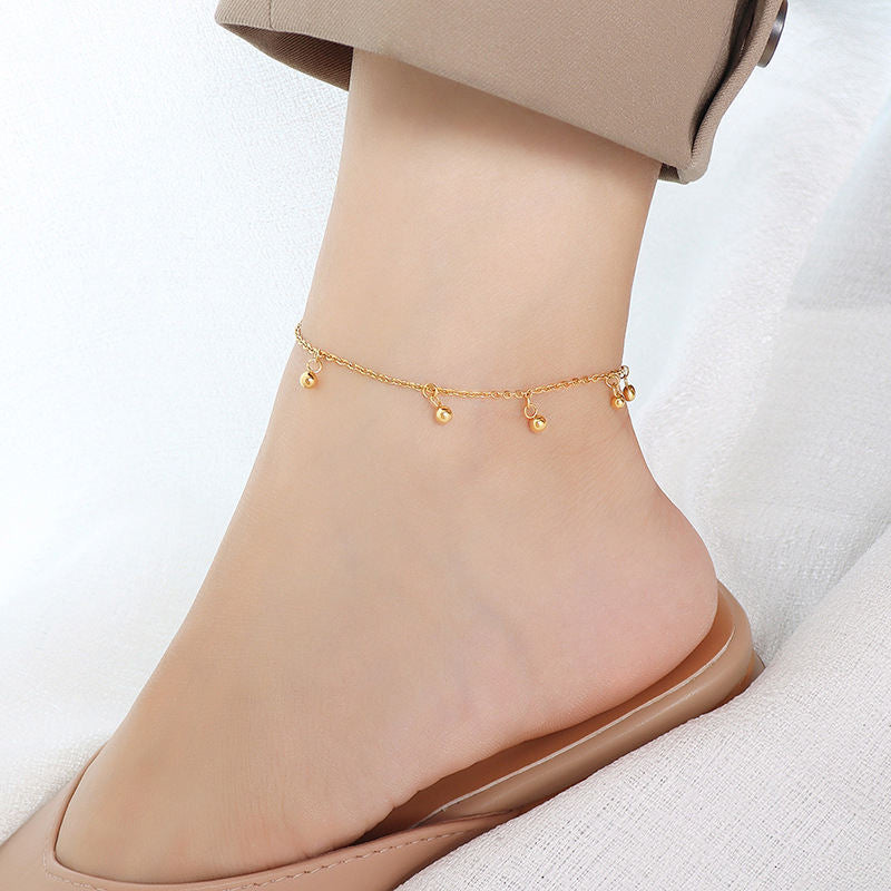 Charm Ball Gold and Silver Anklet