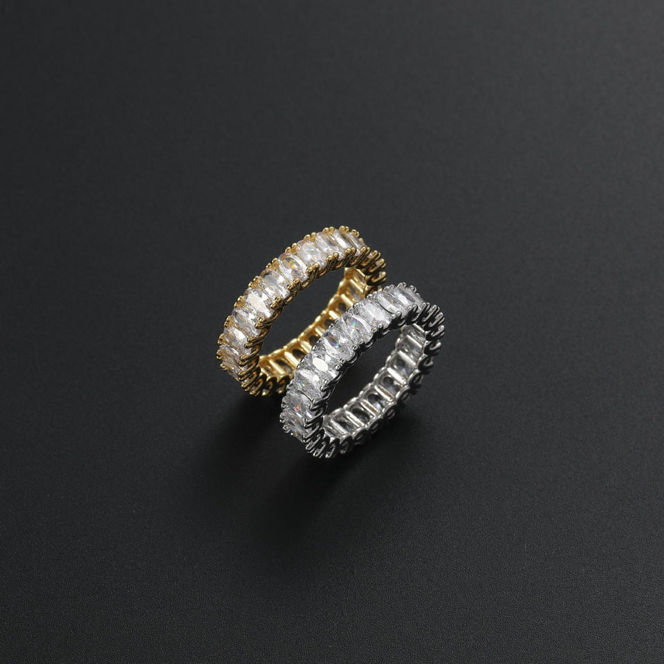 Eternity Cubic Zirconia Band Rings