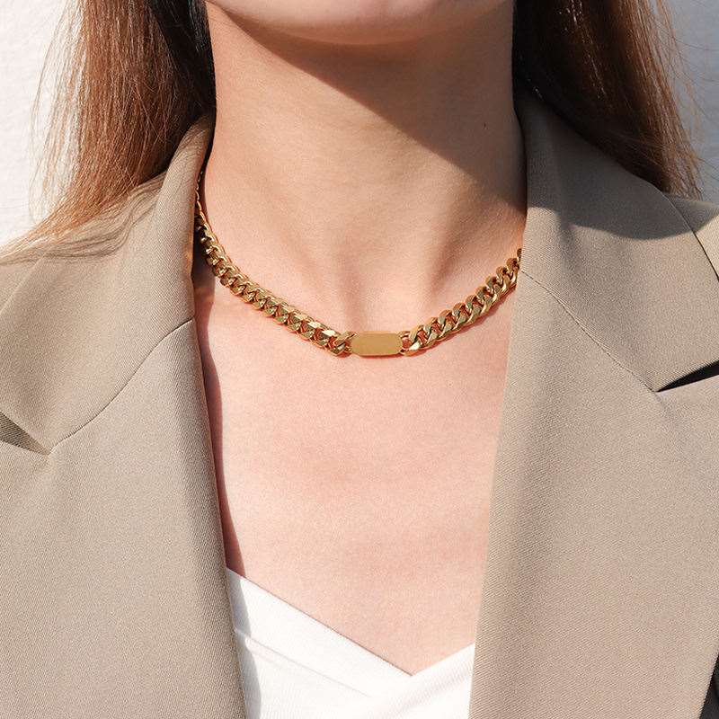 Cuban Necklace & Bracelet | 18K Gold Plated