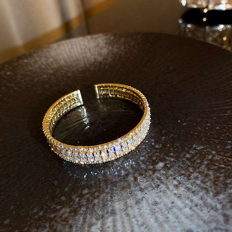Crystal Rhinestone Cuff Bangle