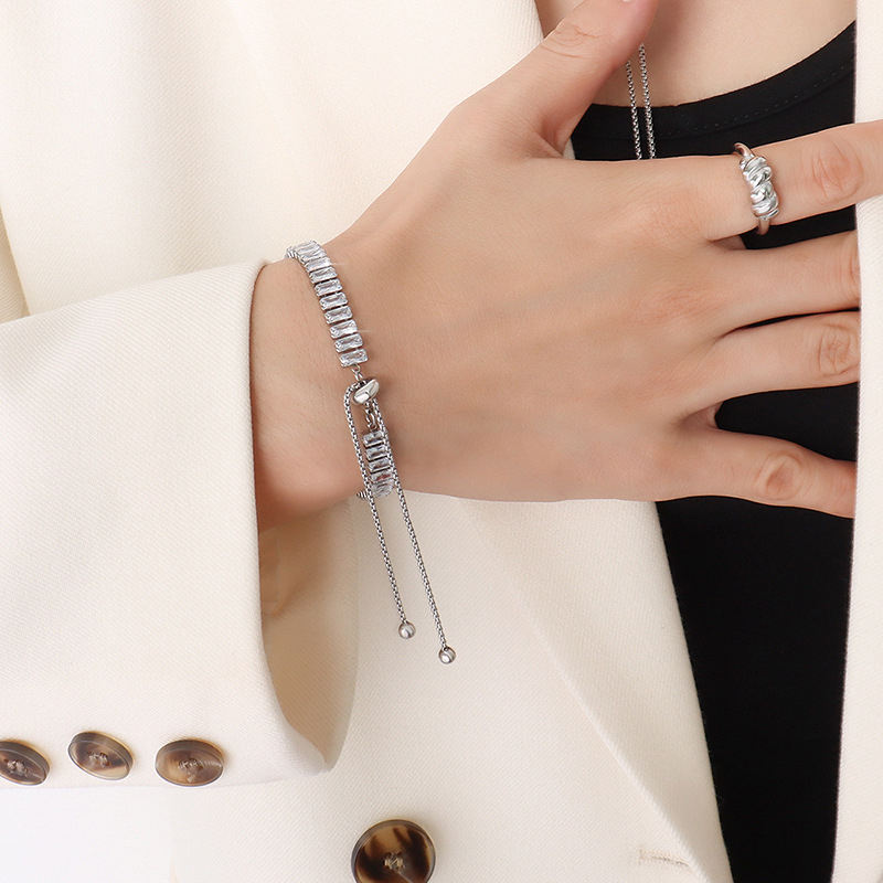 Cubic Zirconia Tennis Bracelet