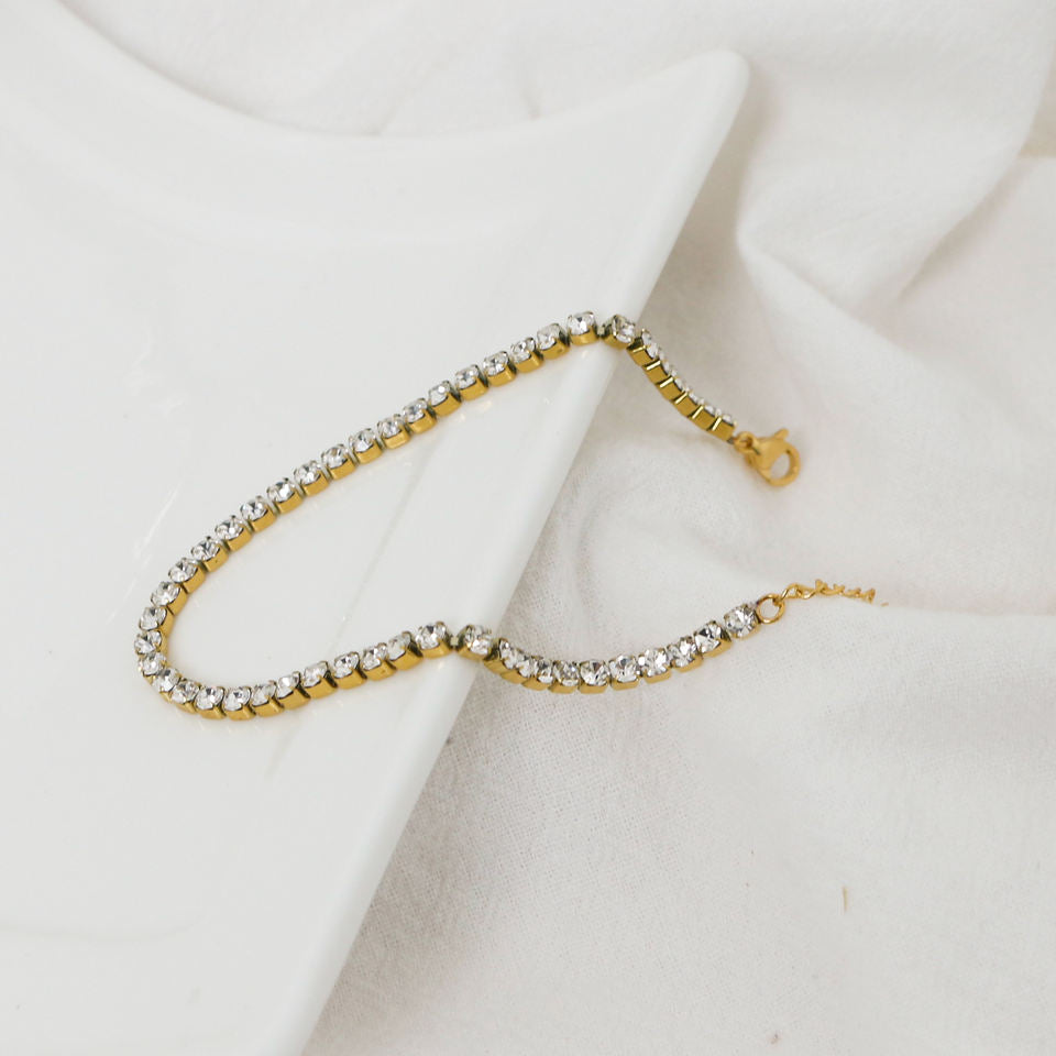 Cubic Zirconia Tennis Bracelet