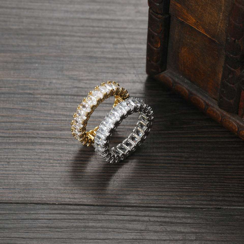 Eternity Cubic Zirconia Band Rings