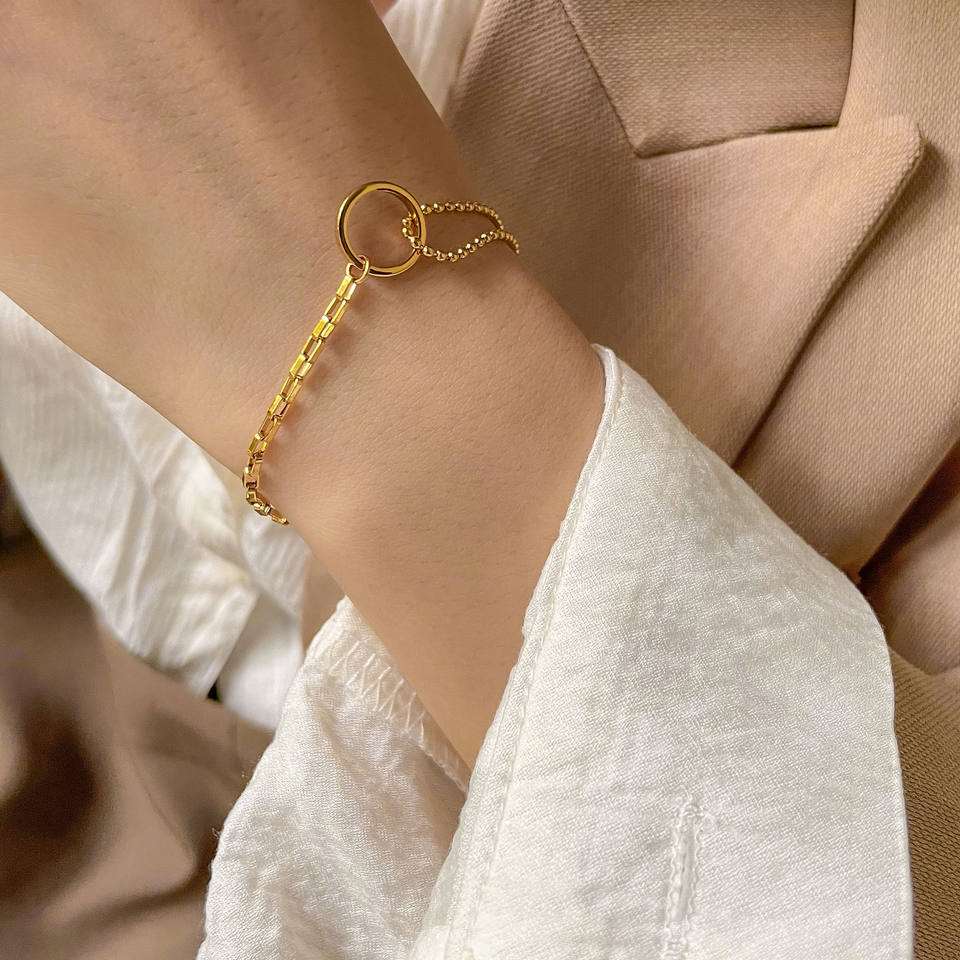 Hollow Circle Adjustable Bracelet
