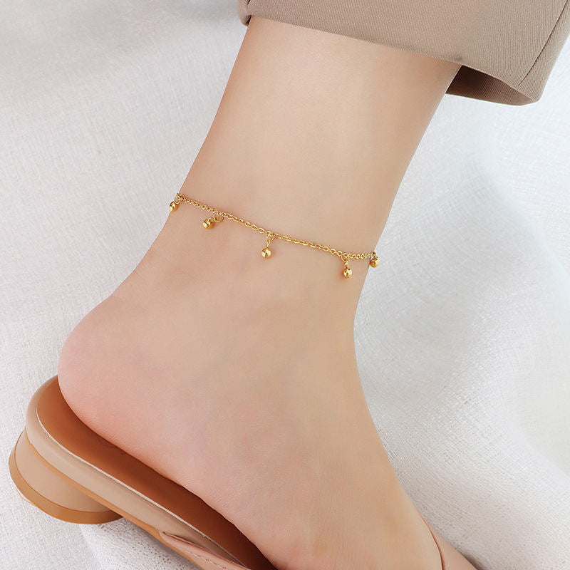 Charm Ball Gold and Silver Anklet