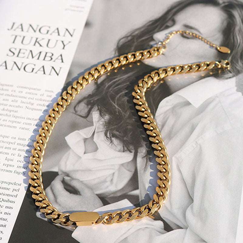 Cuban Necklace & Bracelet | 18K Gold Plated
