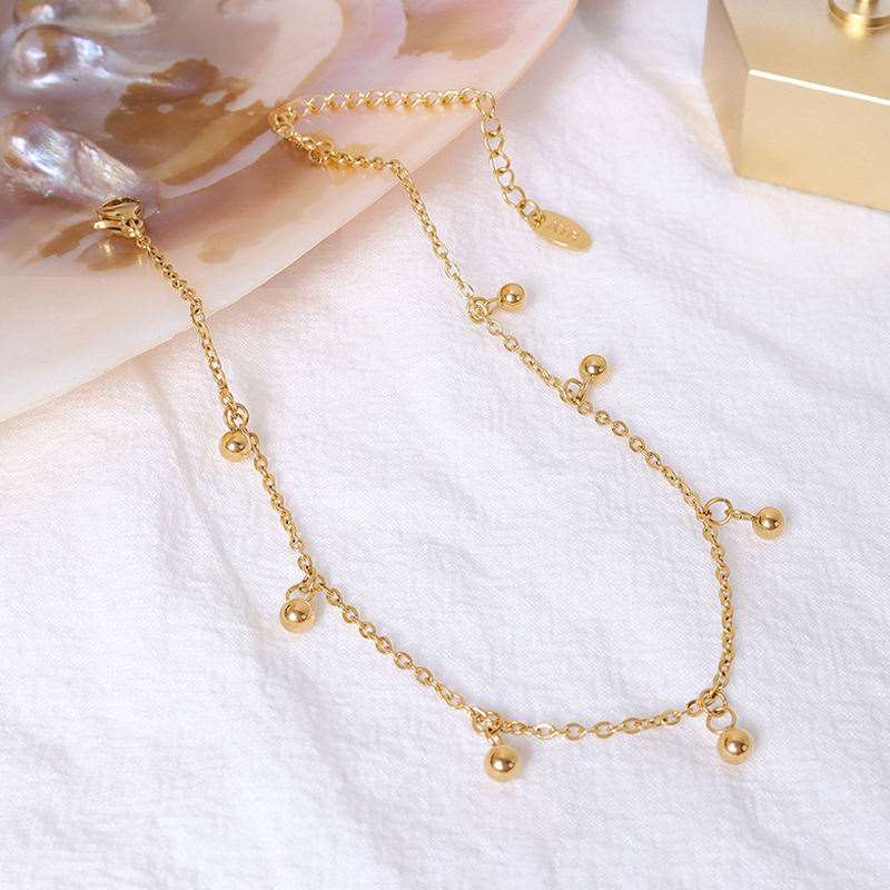 Charm Ball Gold and Silver Anklet
