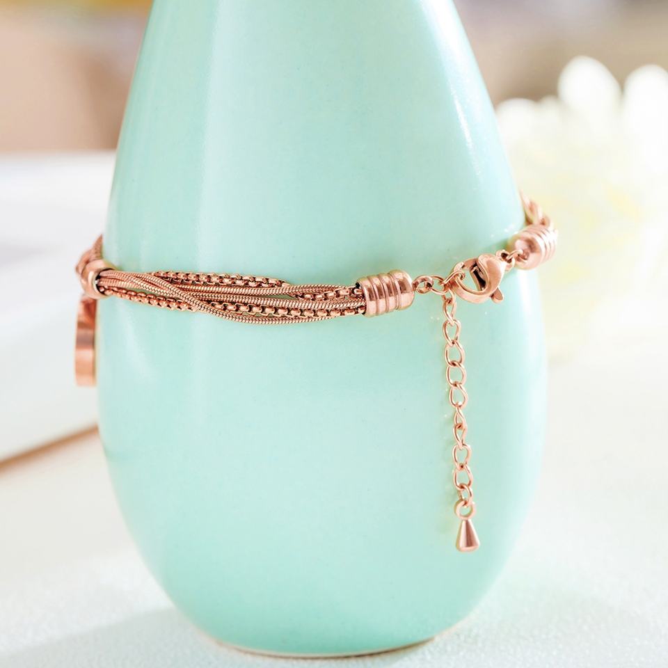 Multi-layer Roman Numerals Chain Bracelet