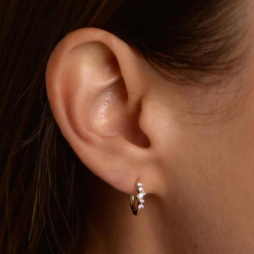 Sterling Silver Huggies Earrings