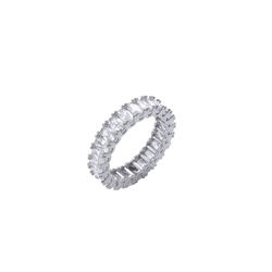 Eternity Cubic Zirconia Band Rings