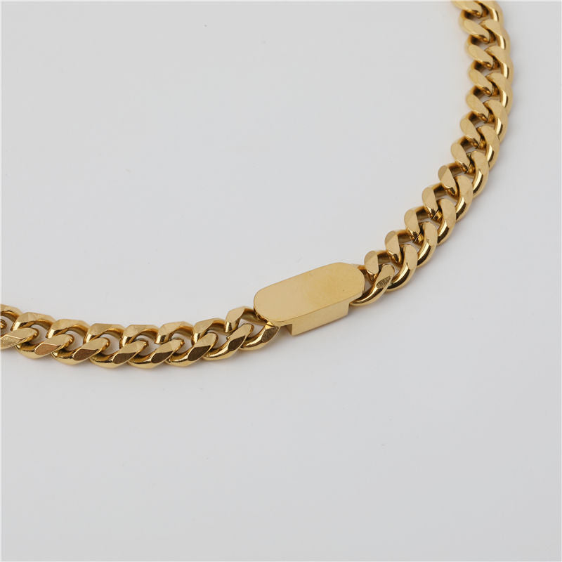 Cuban Necklace & Bracelet | 18K Gold Plated