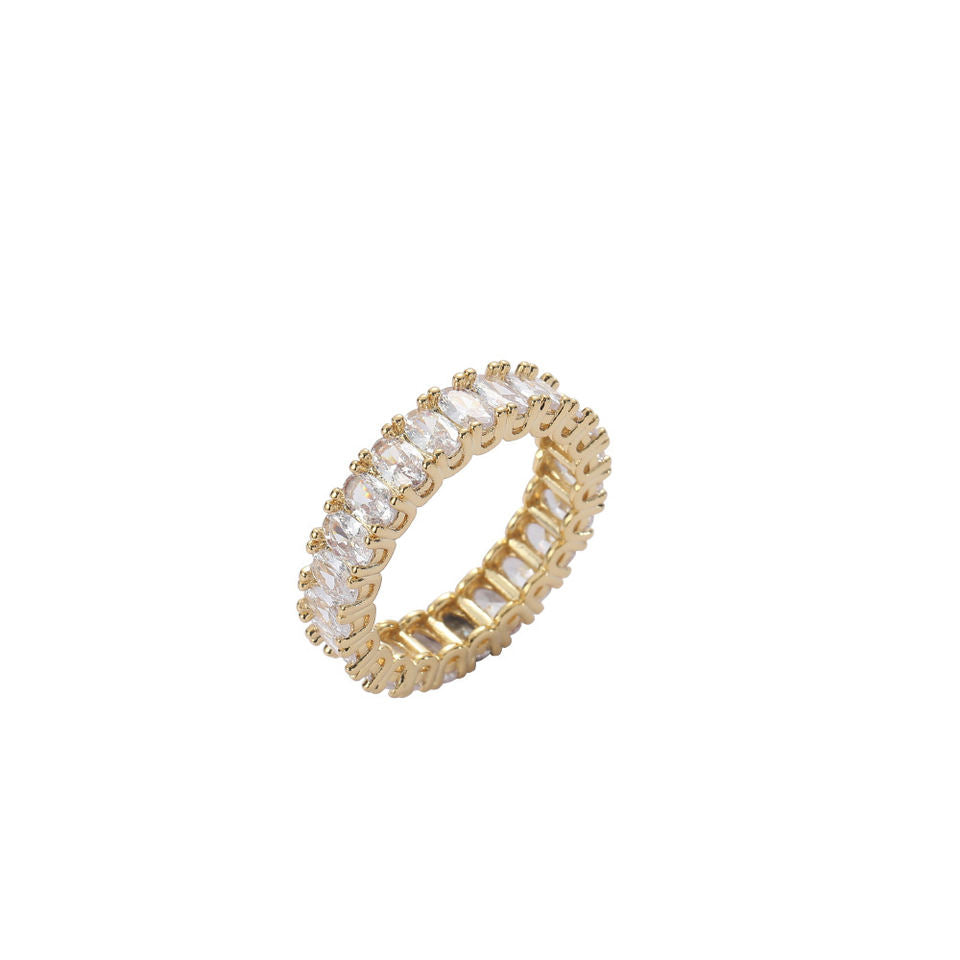 Eternity Cubic Zirconia Band Rings