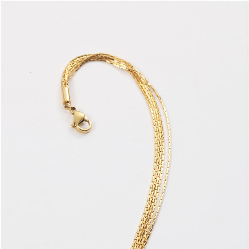 Multi-layered 18K Gold Plated Chain Bracelet