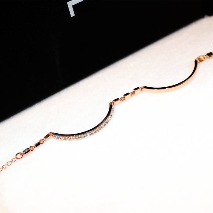 Zirconia Crystal Adjustable Bracelet