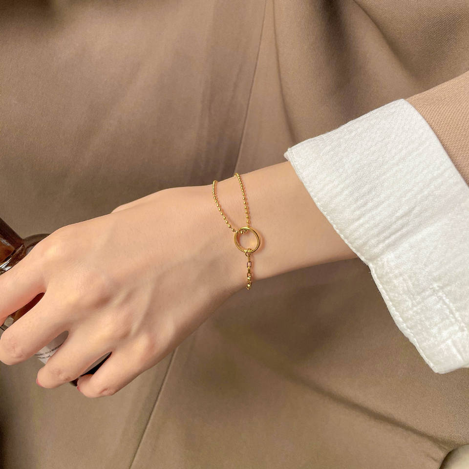 Hollow Circle Adjustable Bracelet