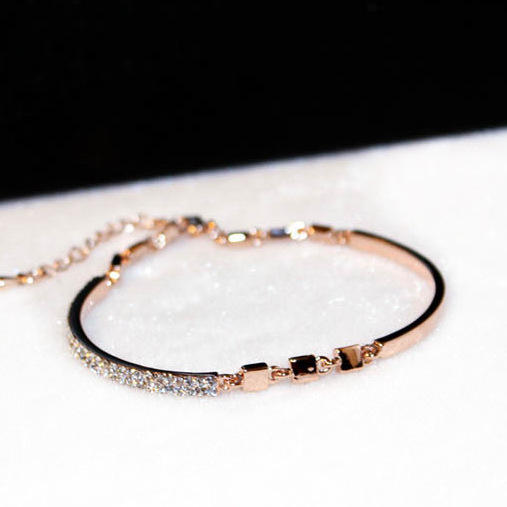 Zirconia Crystal Adjustable Bracelet