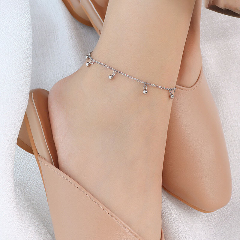 Charm Ball Gold and Silver Anklet