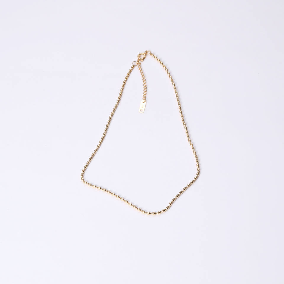 Beads 18K Gold Plated Choker Necklace