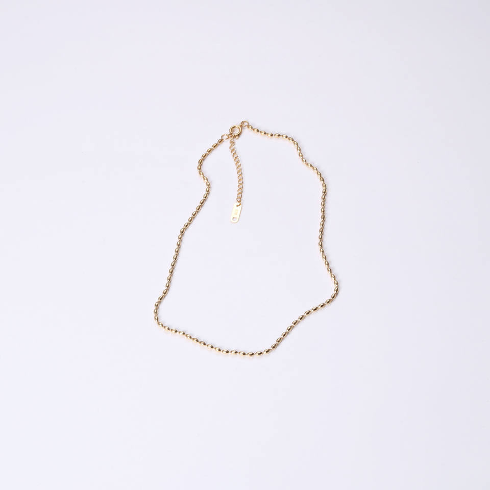 Beads 18K Gold Plated Choker Necklace