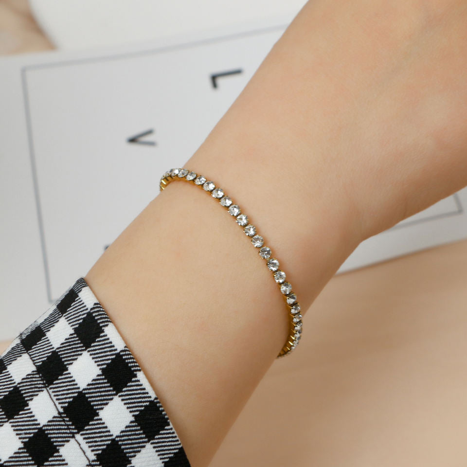 Cubic Zirconia Tennis Bracelet